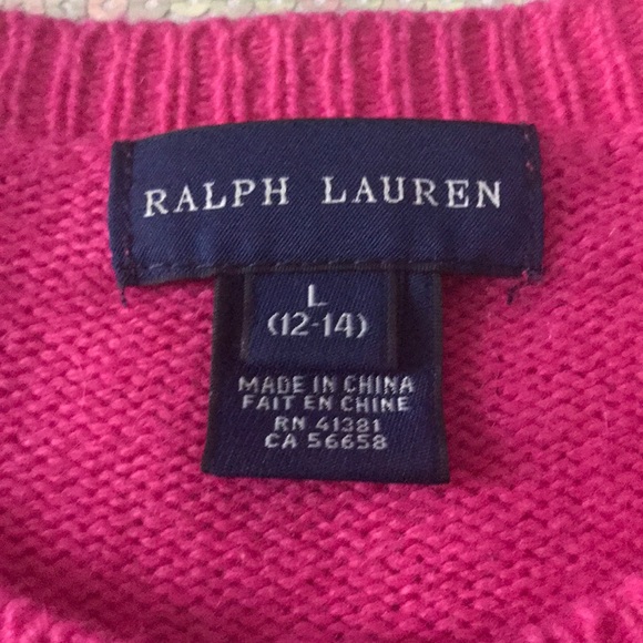 Pink Ralph Lauren sweater - Picture 2 of 2